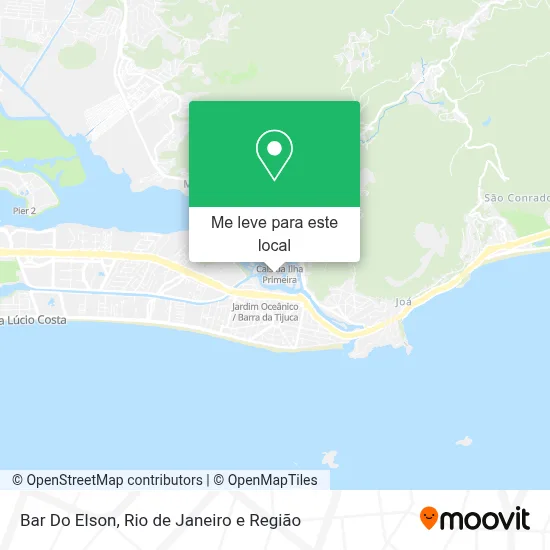 Bar Do Elson mapa