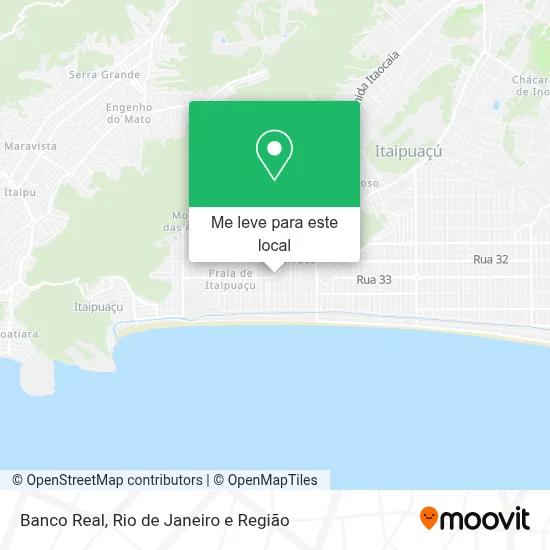 Banco Real mapa