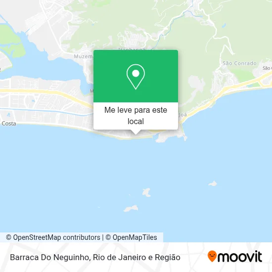 Barraca Do Neguinho mapa
