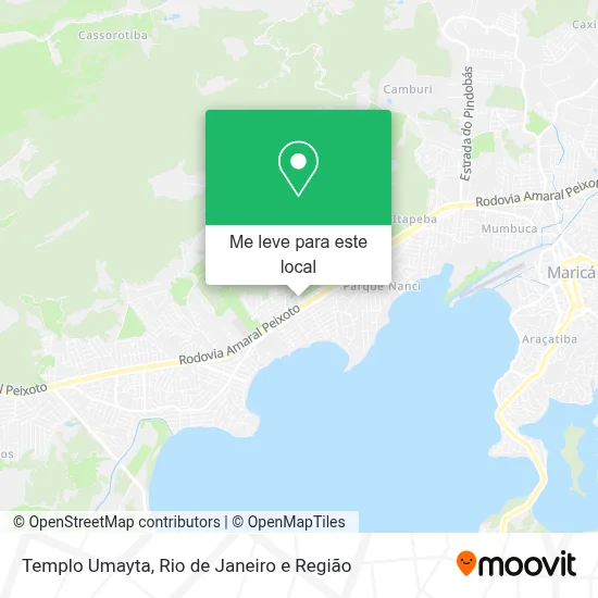 Templo Umayta mapa