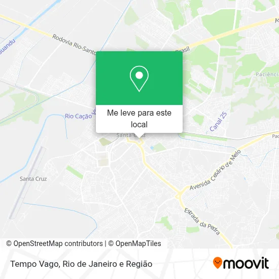 Tempo Vago mapa