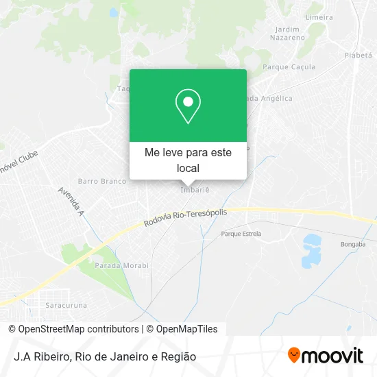 J.A Ribeiro mapa