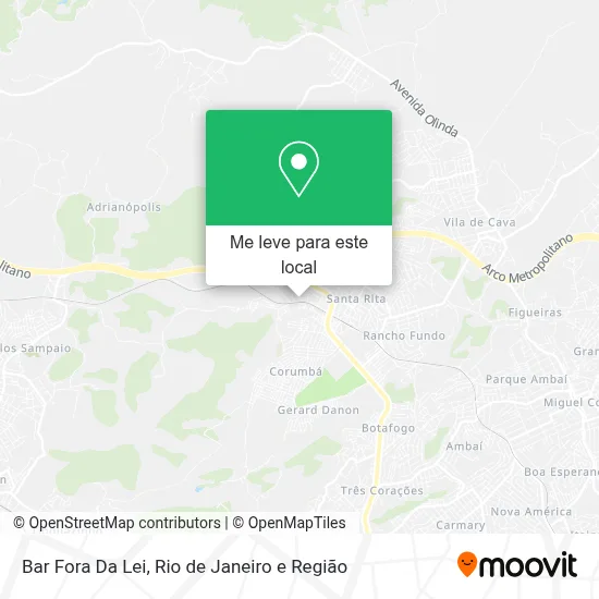 Bar Fora Da Lei mapa