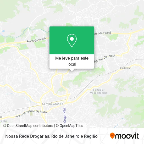 Nossa Rede Drogarias mapa
