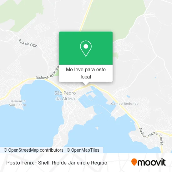 Posto Fênix - Shell mapa