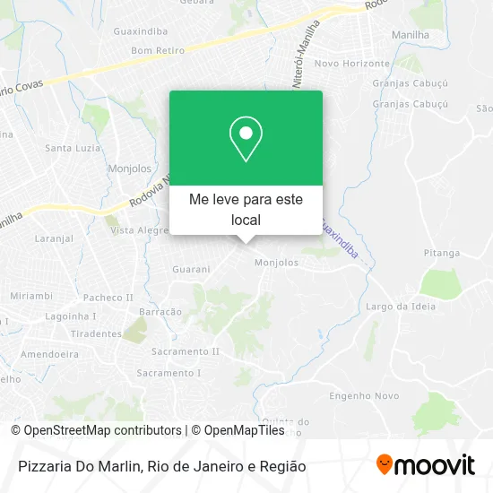 Pizzaria Do Marlin mapa