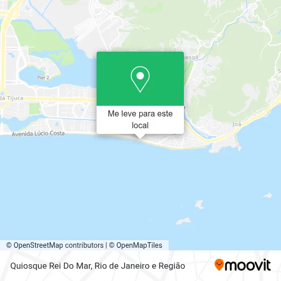 Quiosque Rei Do Mar mapa