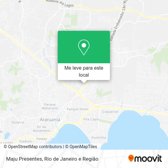 Maju Presentes mapa