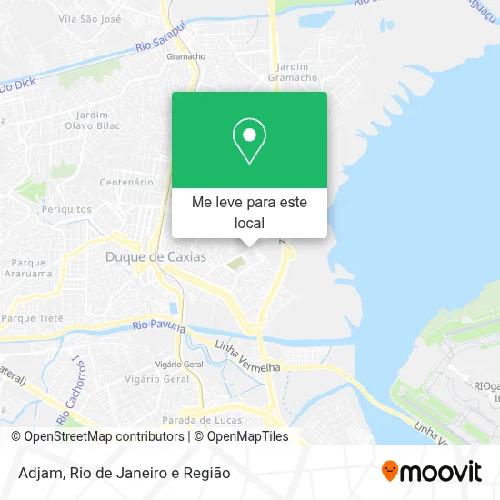 Adjam mapa