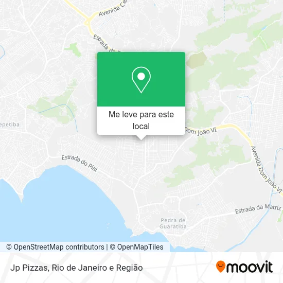 Jp Pizzas mapa
