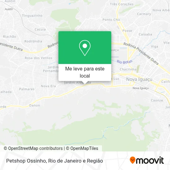 Petshop Ossinho mapa