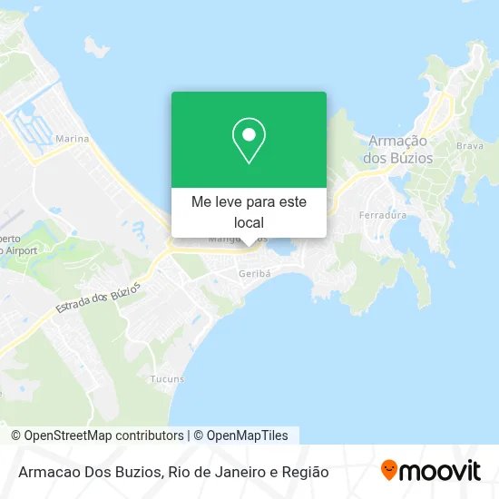 Armacao Dos Buzios mapa