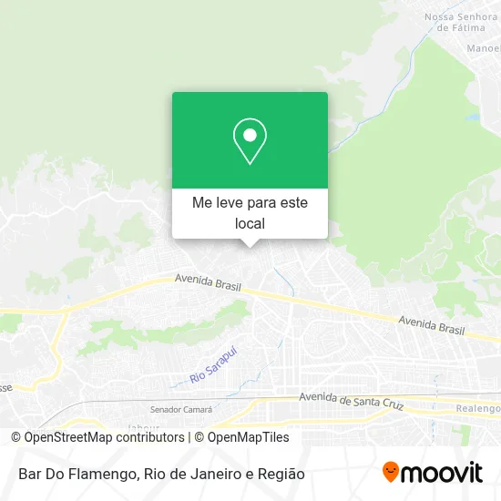 Bar Do Flamengo mapa