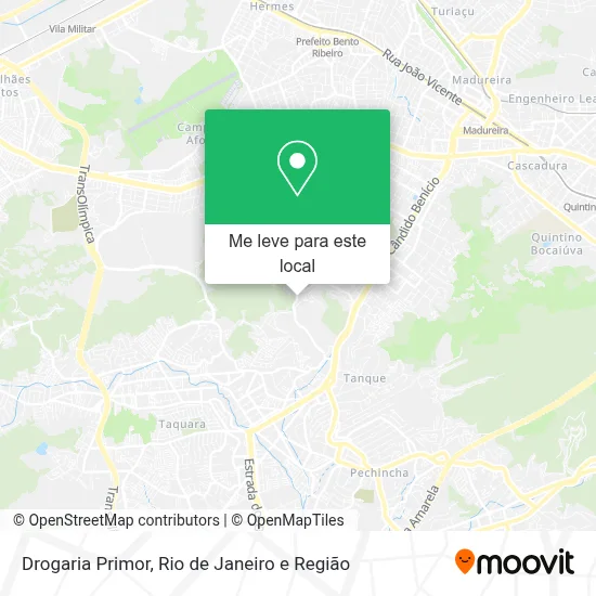 Drogaria Primor mapa
