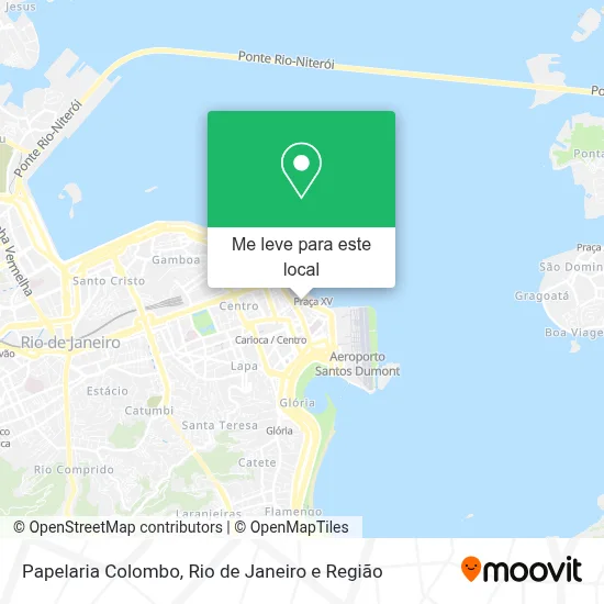 Papelaria Colombo mapa