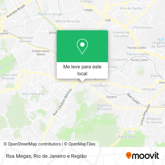 Rsa Megas mapa