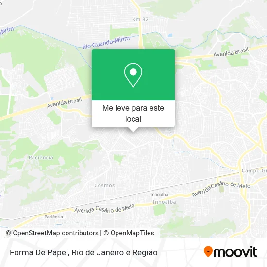 Forma De Papel mapa