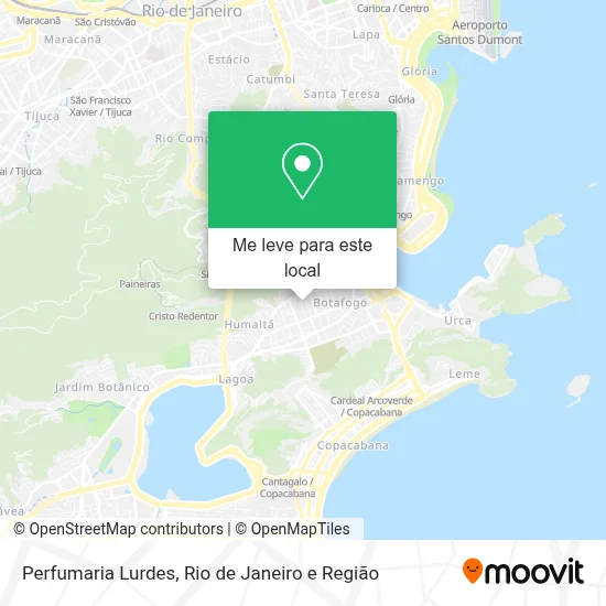 Perfumaria Lurdes mapa
