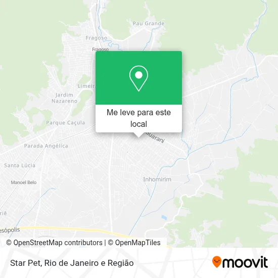 Star Pet mapa