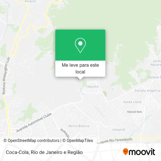 Coca-Cola mapa