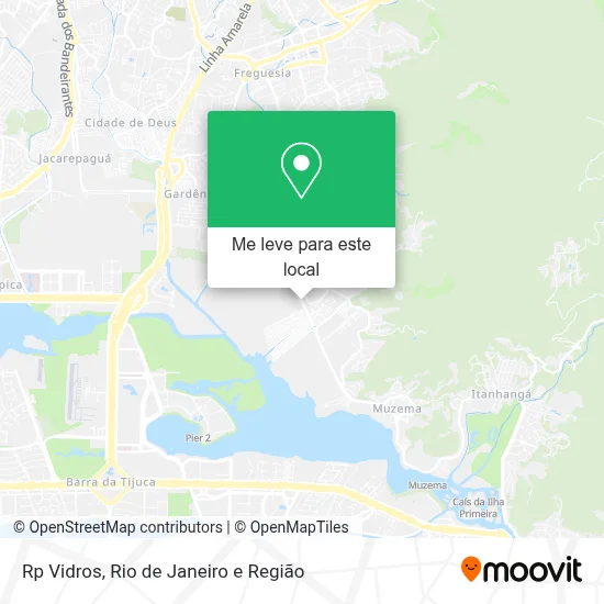 Rp Vidros mapa
