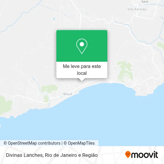 Divinas Lanches mapa