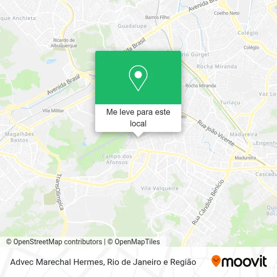Advec Marechal Hermes mapa
