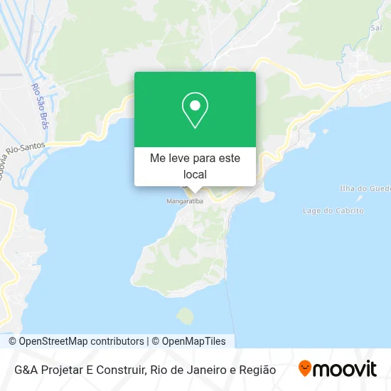 G&A Projetar E Construir mapa
