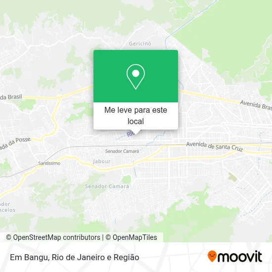 Em Bangu mapa