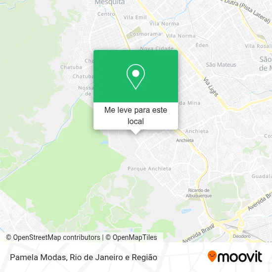 Pamela Modas mapa