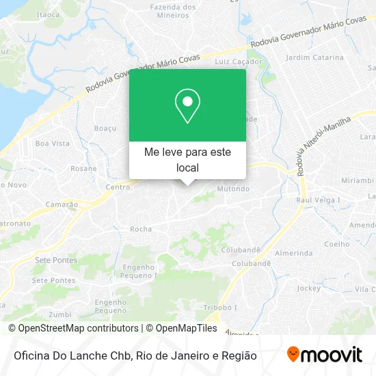 Oficina Do Lanche Chb mapa