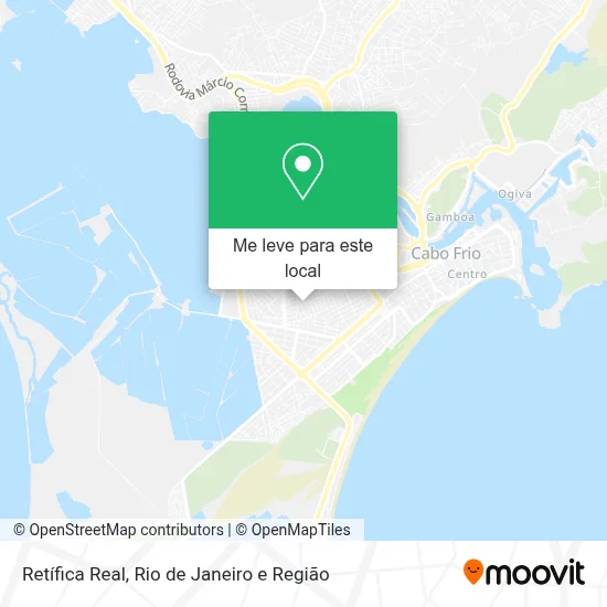 Retífica Real mapa