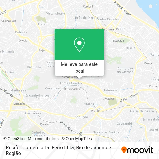 Recifer Comercio De Ferro Ltda mapa