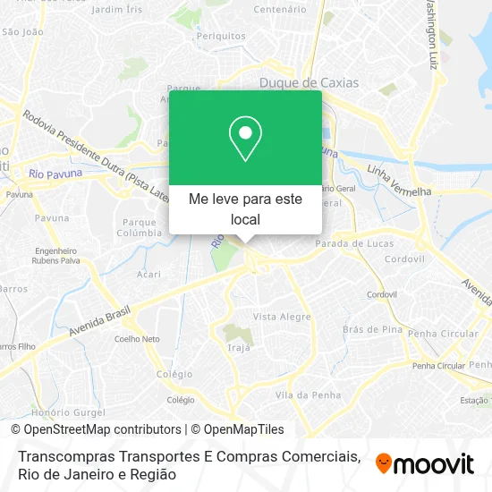 Transcompras Transportes E Compras Comerciais mapa