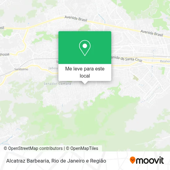 Alcatraz Barbearia mapa