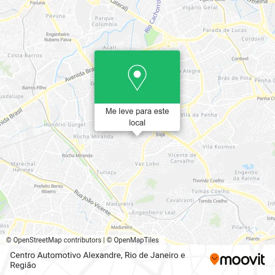 Centro Automotivo Alexandre mapa