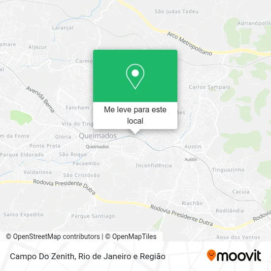 Campo Do Zenith mapa