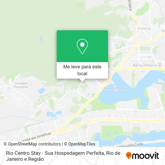 Rio Centro Stay - Sua Hospedagem Perfeita mapa