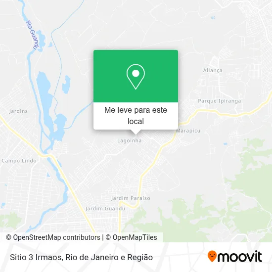 Sitio 3 Irmaos mapa