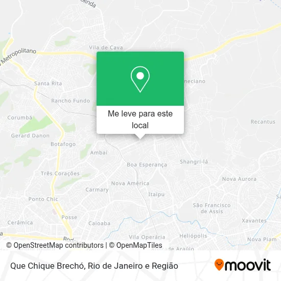 Que Chique Brechó mapa