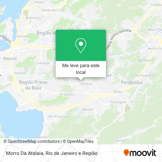 Morro Da Atalaia mapa