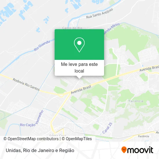 Unidas mapa