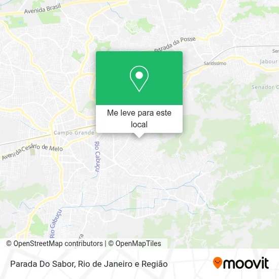 Parada Do Sabor mapa