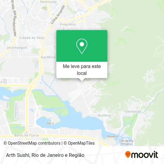 Arth Sushi mapa
