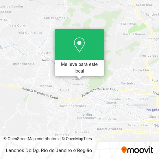 Lanches Do Dg mapa