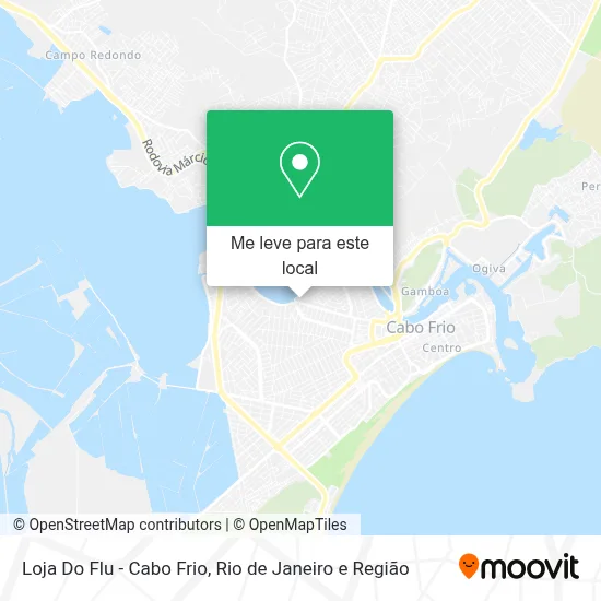 Loja Do Flu - Cabo Frio mapa