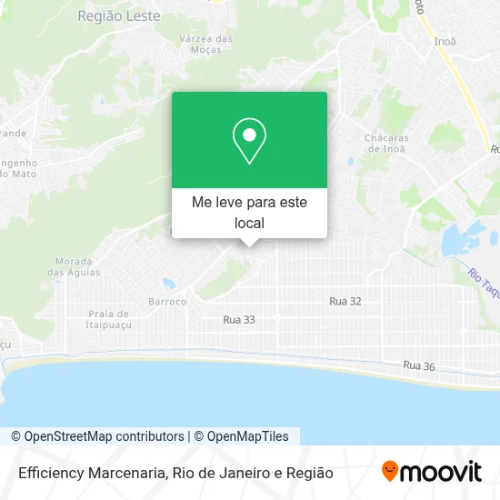 Efficiency Marcenaria mapa