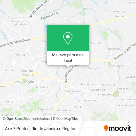 Axé 7 Pontes mapa