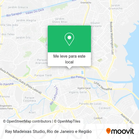 Ray Madeixas Studio mapa