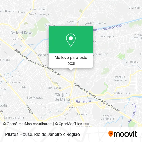 Pilates House mapa